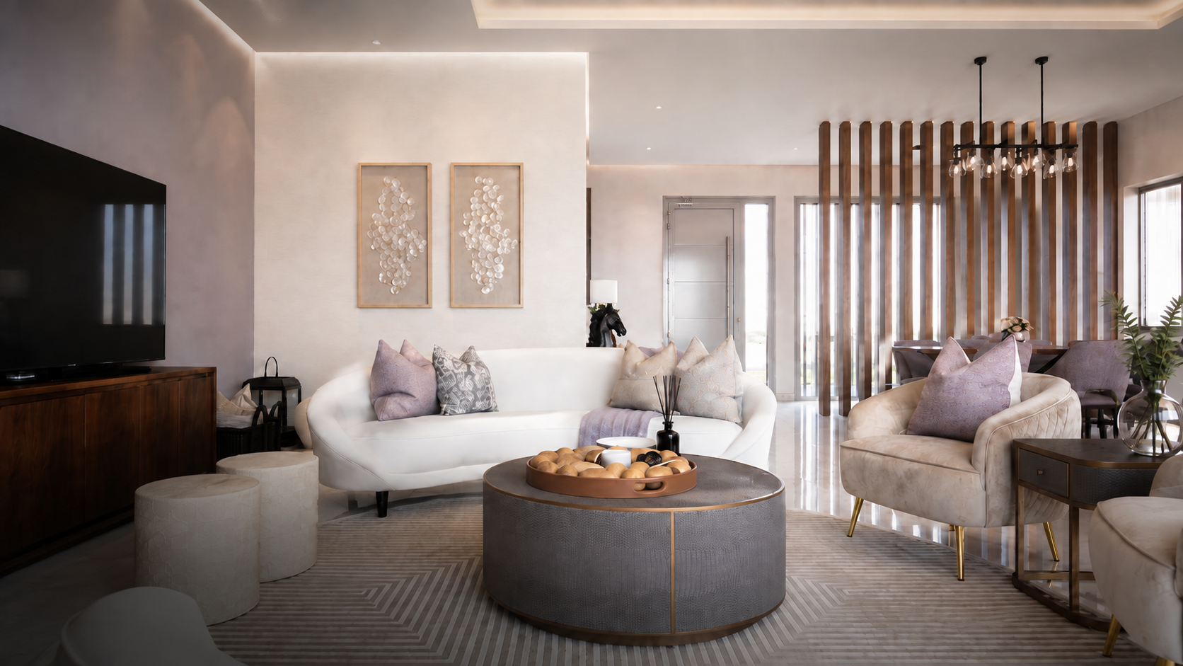Atmospheric luxury interior