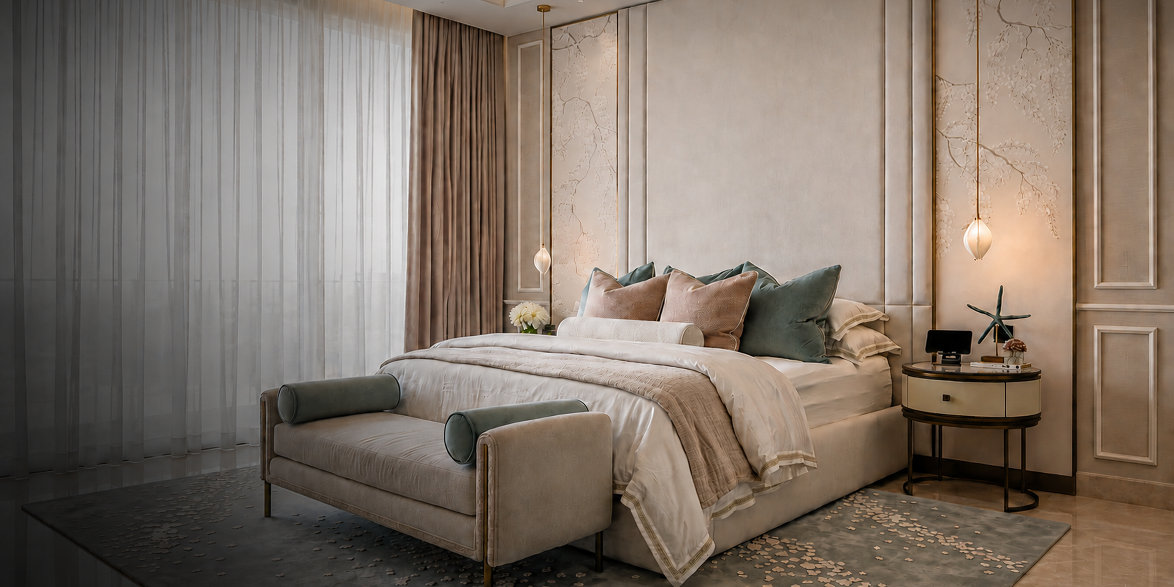 O2 Interiors luxury bedroom project 08