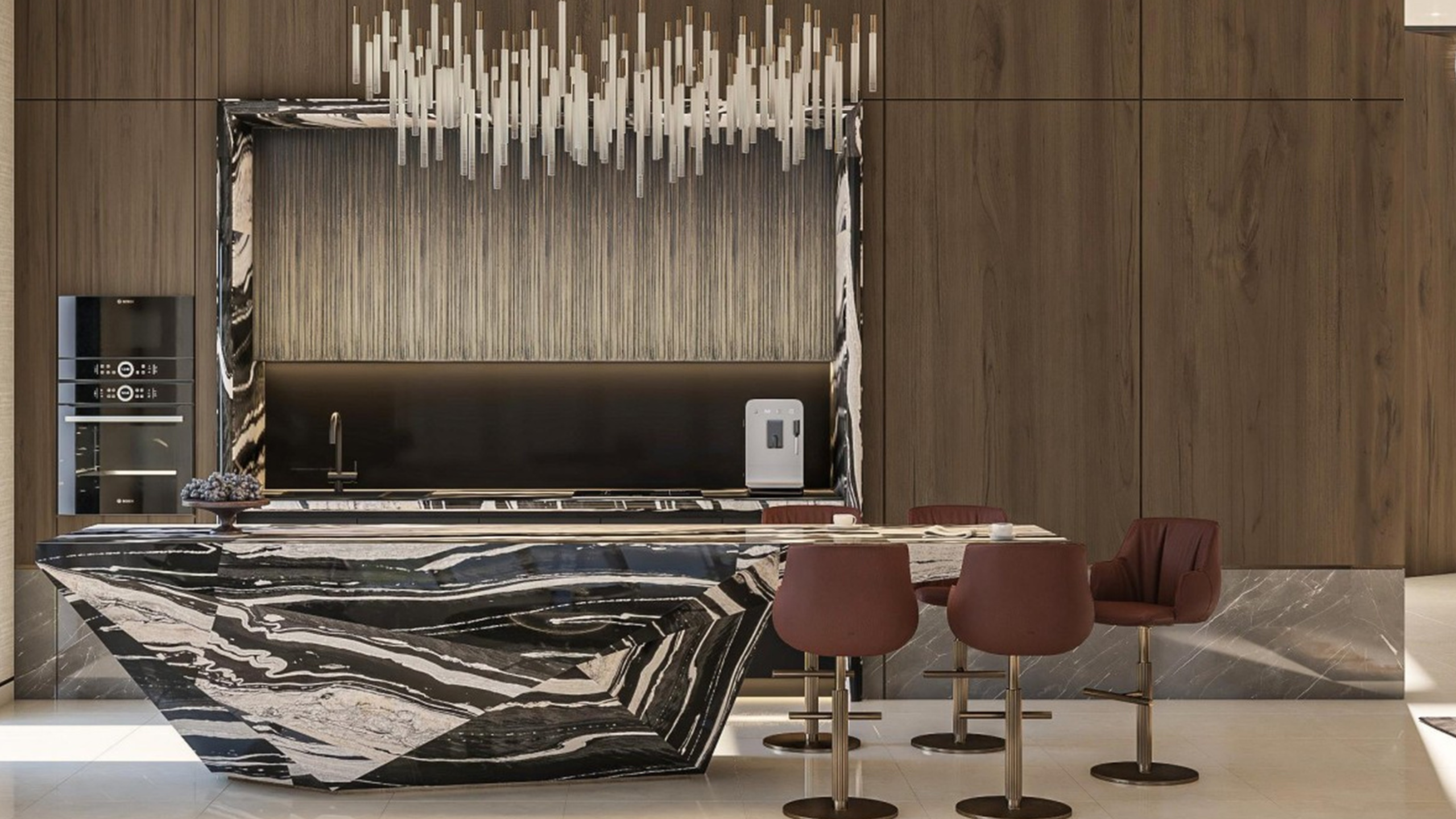 Completed interior