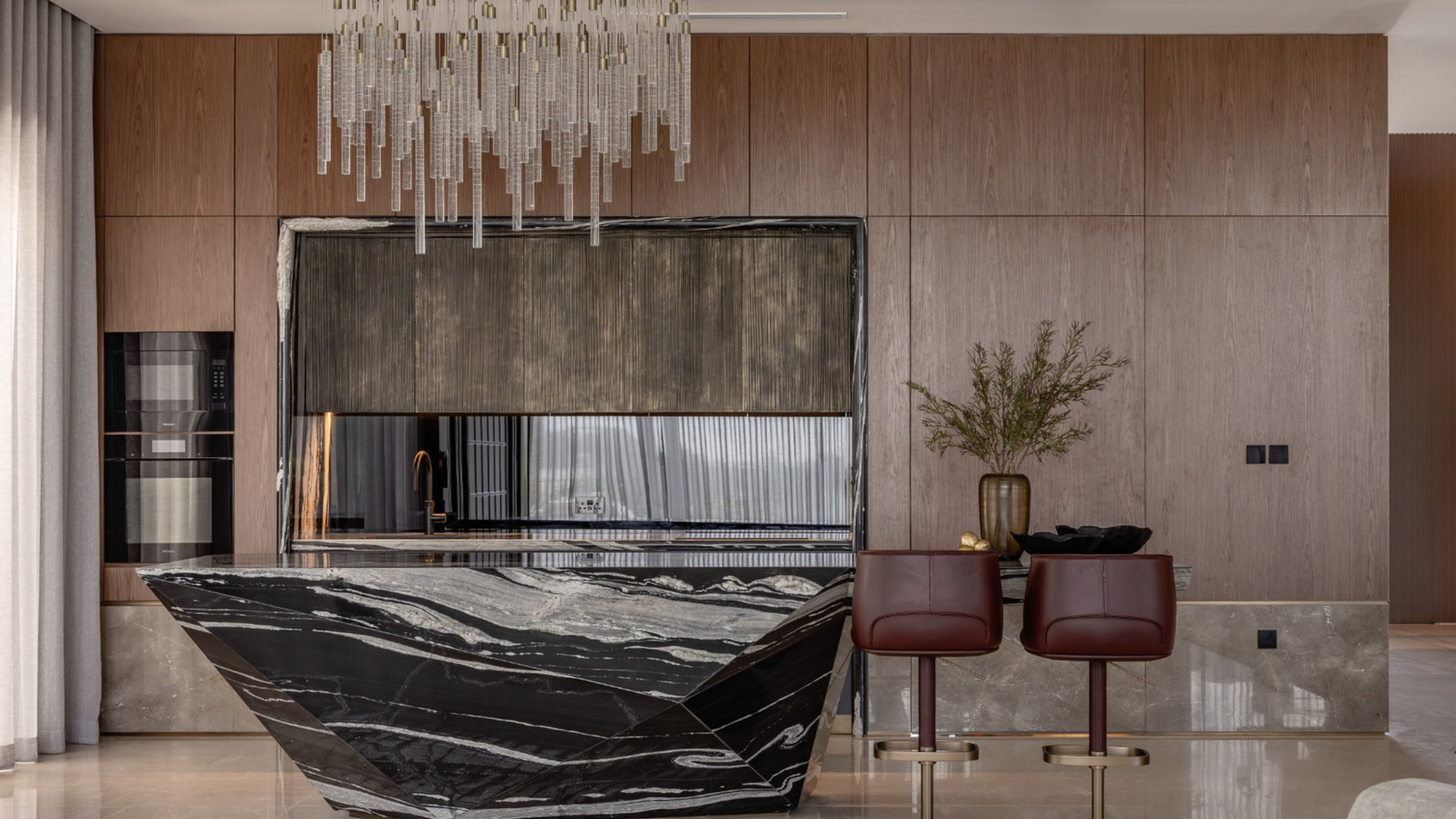 Completed interior